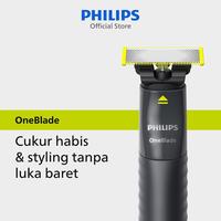 Gambar Philips | OneBlade | Alat Cukur Electric Hybrid Pria | Cukur dan Tata Tanpa Luka Baret | Handle Pisau Cukur | QP1424/10 - Handle+1Refill dari bangkitshell undefined 1 Tokopedia