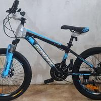 Gambar SEPEDA MTB ukuran 20 Sonmic 24 Speed murah berkualitas tinggi - hitam biru dari Divergent Bike Surabaya undefined 1 Tokopedia