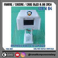 Gambar Case OLED 0.96 inch Frame Acrylic casing layar LCD arduino mata robot animated robo eyes Casis Wall-E dari rumah komponen malang undefined 3 Tokopedia