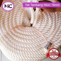 Gambar Tali Tambang Besar Nilon Nylon Rope 16mm 18mm Jumbo Pengikat Barang Putih Halus Qualitas Eksport Ikat Hewan Ternak Sapi Keau Domba Kambing Lembu - 16 mm dari PISSCES ID undefined 1 Tokopedia