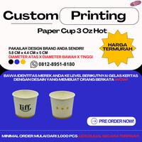 Gambar Custom Printing Paper Cup 3 Oz Hot - FULL PRINTING, 3.000 PCS dari Anugrah Jaya Pack undefined 1 Tokopedia