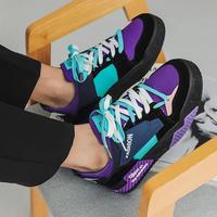 Gambar Fashion Platform Men Casual Shoes Outdoor Breathable Sneakers Skateboarding Sport Shoes Student Anti-skid Tennis Athletic Shoes - Red, 39 dari BAO PEDIA undefined 3 Tokopedia
