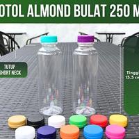 Gambar Isi 100 pcs Botol Almond 250 ml / Botol Plastik 250 ml / Botol Susu - Gold dari Indocupplastiktangerang undefined 1 Tokopedia