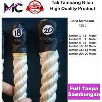 Gambar Tali Tambang Besar Nilon Nylon Rope 16mm 18mm Jumbo Pengikat Barang Putih Halus Qualitas Eksport Ikat Hewan Ternak Sapi Keau Domba Kambing Lembu - 16 mm dari PISSCES ID undefined 5 Tokopedia