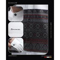 Gambar SAMSASE S032 KEMKO HERITAGE LONG SLEEVE - GREY, S dari hajj Muslimwear undefined 3 Tokopedia