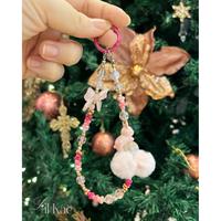 Gambar LIL KAE bag charm - gantungan tas - phone strap - love bear pom" dari leonore hampers undefined 2 Tokopedia
