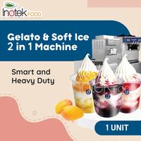 Gambar Garlan Mesin Gelato & Soft Ice  - 2 in 1 Commercial TABLETOP Machine dari Inotekfood undefined 2 Tokopedia