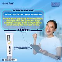 Gambar Enzim Odol 40 Plus 63Gr, 124Gr, 160gr - Toothpaste - Pasta Gigi Sensitif - Tampa Detergent - Sofit - ENZ40Plus63gr dari SO FIT undefined 4 Tokopedia