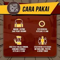 Gambar V10 Coklat Ginseng Premium - VTen Bar Cemilan Cokelat Ajaib 1 Box Isi 5 - 5 Sachet dari Market Mall Store New undefined 4 Tokopedia