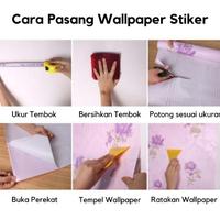 Gambar (READY MAKASSAR) Wallpaper Stiker Dinding Motif Kayu WPC Wood Panel Composite 3D Sticker Walpaper High Quality Embos Dinding Tembok Anti air Anti Minyak PVC Self adhesive Lemari Meja CY GH - AY1292 dari SHP STOR3 undefined 4 Tokopedia
