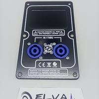 Gambar panel spikon set datar/plat speakon datar + soket bahan plat besi tebal tinggal pasang kabel - platnya saja dari ELVA_electronic undefined 1 Tokopedia