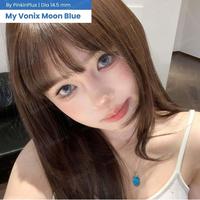 Gambar KAKALENS My Vonix Moon Blue Pinkin 14.5mm Natural Lens / Softlen My Vonix Moon Biru by Pinkin Softlens - Blue, 1 BOTOL/SEBELAH dari kakalens undefined 1 Tokopedia
