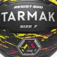 Gambar Bola Basket Anak Dewasa Basketball Ball Resist R500 Size 7 Black Yellow dari Raytob Outdoor undefined 5 Tokopedia