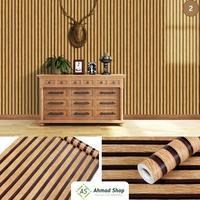 Gambar (READY MAKASSAR) Wallpaper Stiker Dinding Motif Kayu WPC Wood Panel Composite 3D Sticker Walpaper High Quality Embos Dinding Tembok Anti air Anti Minyak PVC Self adhesive Lemari Meja CY GH - AY1292 dari SHP STOR3 undefined 5 Tokopedia