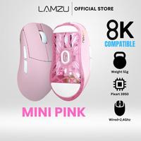 Gambar Lamzu Atlantis Mini Pink Champion Edition Wireless Gaming Mouse Pixart 3950 8K Polling Rate - +4K Black dari Gesit Gaming undefined 1 Tokopedia