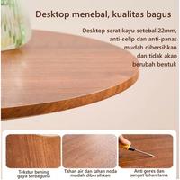 Gambar Meja Teh Kecil Minimalis Meja Kopi Stainless Steel Meja Bundar Papan Kayu Minimalis Meja Kecil Sampir Kursi Ruang Tamu dari BOSSALI Store undefined 5 Tokopedia