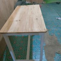 Gambar meja bakso meja makan kaki putih - 70x40x75 dari Ojica undefined 2 Tokopedia