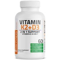 Gambar BRONSON Vitamin K2 MK-7 Plus Vitamin D3 – 60 Caps dari Bronson Vitamin Official undefined 2 Tokopedia
