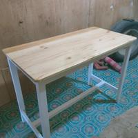 Gambar meja bakso meja makan kaki putih - 70x40x75 dari Ojica undefined 1 Tokopedia