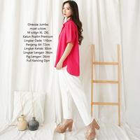 Gambar Blouse Wanita Polos Lengan Pendek Atasan Formal Casual Baju Krah TBRK - Fanta dari Belanja RupaRupa undefined 4 Tokopedia