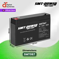 Gambar SAMOTO Battery 6V 7.5AH Baterai Aki Kering Mobil Mainan Anak SMT067 dari Digital Techindo undefined 4 Tokopedia