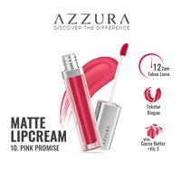 Gambar Azzura Matte Lipcream Lipstik MattePink Promise 10 dari Wings Indonesia undefined 1 Tokopedia