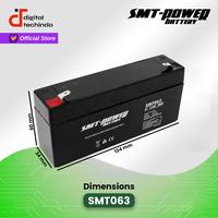 Gambar SAMOTO Battery 6V 3.3AH Baterai Aki Kering Timbangan Digital SMT063 dari Digital Techindo undefined 4 Tokopedia