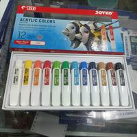 Gambar Cat Akrilik Acrylic Colors 12cc set 12 warna Titi AC-12ml-12 dari Mulia Karya MK undefined 1 Tokopedia