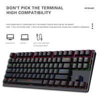 Gambar Leaven K550 Keyboard Mechanical Gaming Hotswap Tkl Rgb Usb - Hitam Putih, Red Switch dari Gesit Gaming undefined 3 Tokopedia