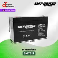 Gambar SAMOTO Battery 6V 12AH Baterai Aki Kering Mobil Mainan Anak SMT612 dari Digital Techindo undefined 4 Tokopedia