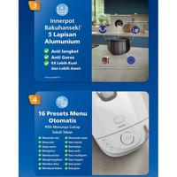Gambar Philips Magic Com Digital Rice Cooker Digital 1.8 Liter Philip 18 Menu HD 4716 HD4716 HD-4716 HD4712 HD-4712 12 Menu 3000 Series - biru 16 menu dari CEMERLANG DJAYA undefined 5 Tokopedia