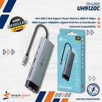 Gambar TP-Link UH9120C USB Hub Type-C 9 Port Support PD 100W 5Gbps HDMI 4K@60Hz Gigabit RJ45 Card Reader dari Starcomp Semarang undefined 1 Tokopedia