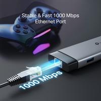 Gambar TP-Link UH9120C USB Hub Type-C 9 Port Support PD 100W 5Gbps HDMI 4K@60Hz Gigabit RJ45 Card Reader dari Starcomp Semarang undefined 4 Tokopedia