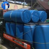 Gambar Drum plastik bekas 1x pakai/Tong HD PE 220 kg/200 liter tutup lebar dari DRUM ID undefined 4 Tokopedia