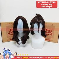 Gambar Wig Cosplay Anime Attack On Titan AOT : Eren Yeager Final Season dari st0ped official undefined 2 Tokopedia