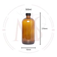 Gambar Botol Kaca Amber 500ml | Tutup Polycone dari PT. Kimia Samarinda Raya undefined 1 Tokopedia