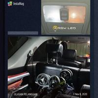 Gambar PROMO ARSY LED Lampu Plafon Kabin Mobil Rush Terios LED isi 4 Extrime Bright ## dari tokonudinhas undefined 3 Tokopedia