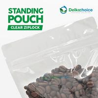 Gambar (PACK) Standing Pouch CLEAR TRANSPARAN Kemasan Bening Transparent Food Grade Snack Makanan DELKOCHOICE - Clear Ziplock, 9x15 dari Delkochoice Official Store undefined 5 Tokopedia