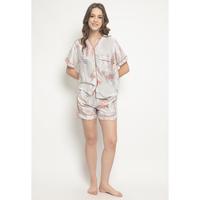 Gambar [DISKON] MADELINE (S-XL) ORGANIC SILK TENCEL NON-COLLAR PAJAMAS SET PIYAMA - Longpants M dari Anggrek Karya Abadi undefined 4 Tokopedia