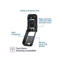 Gambar Promo Tork Optiserve 2Roll Coreless Toilet Paper Dispenser Black T7T5 Vertical Dispenser Elevation Design 473528 dari Kinggo Alians undefined 2 Tokopedia