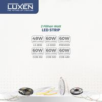 Gambar Luxen LED Strip COB Cahaya Putih, Kuning, dan Neutral White - 5 Meter 12 Volt - Putih dari Luxen Indonesia_NEW undefined 3 Tokopedia
