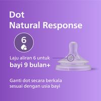 Gambar Philips Avent | Dot Bayi Botol Susu | Natural Response | Dot Seperti Payudara Ibu | 9M+ | SCY966/12 dari Philips eStore undefined 3 Tokopedia