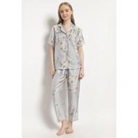 Gambar [READY STOCK] JAMMIE ORGANIC SILK CLASSIC PAJAMAS SET PIYAMA TENCEL - Shortpants S dari Anggrek Karya Abadi undefined 3 Tokopedia