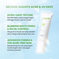 Gambar Y.o.u Sunbrella Pro Acnecare Shield Sunscreen SPF 30 PA+++ dari Mahkota Ayu Kosmetik undefined 2 Tokopedia