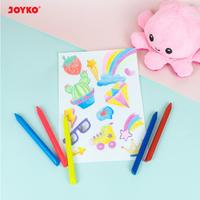 Gambar Krayon Bersih Dapat Dihapus Clean Crayon Erasable Joyko CLCR-AB-12 Warna - CLCR-AC-24 dari ATK123.Surabaya undefined 3 Tokopedia