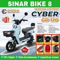 Gambar Sepeda Listrik GODA GD 120 CYBER 550 Watt Electric E Bike - Black dari Toko Sepeda Sinar Bike 8 undefined 5 Tokopedia