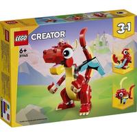 Gambar LEGO Creator 31145 Red Dragon 3in1 Animal Toy Set (149 Pieces) Balok Mainan Anak (6 Tahun+) dari Casha Storez undefined 3 Tokopedia
