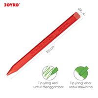 Gambar Krayon Bersih Dapat Dihapus Clean Crayon Erasable Joyko CLCR-AB-12 Warna - CLCR-AC-24 dari ATK123.Surabaya undefined 2 Tokopedia