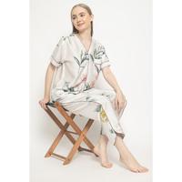 Gambar [BEST QUALITY] IRISH ORGANIC SILK TENCEL NON-COLLAR PAJAMAS SET PIYAMA - Shortpants M dari Anggrek Karya Abadi undefined 4 Tokopedia
