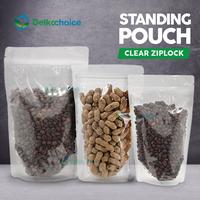 Gambar (PACK) Standing Pouch CLEAR TRANSPARAN Kemasan Bening Transparent Food Grade Snack Makanan DELKOCHOICE - Clear Ziplock, 9x15 dari Delkochoice Official Store undefined 3 Tokopedia